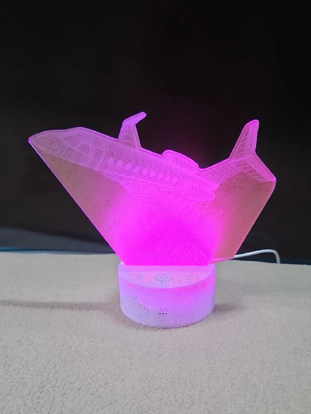 3D Airplane LED Night Light